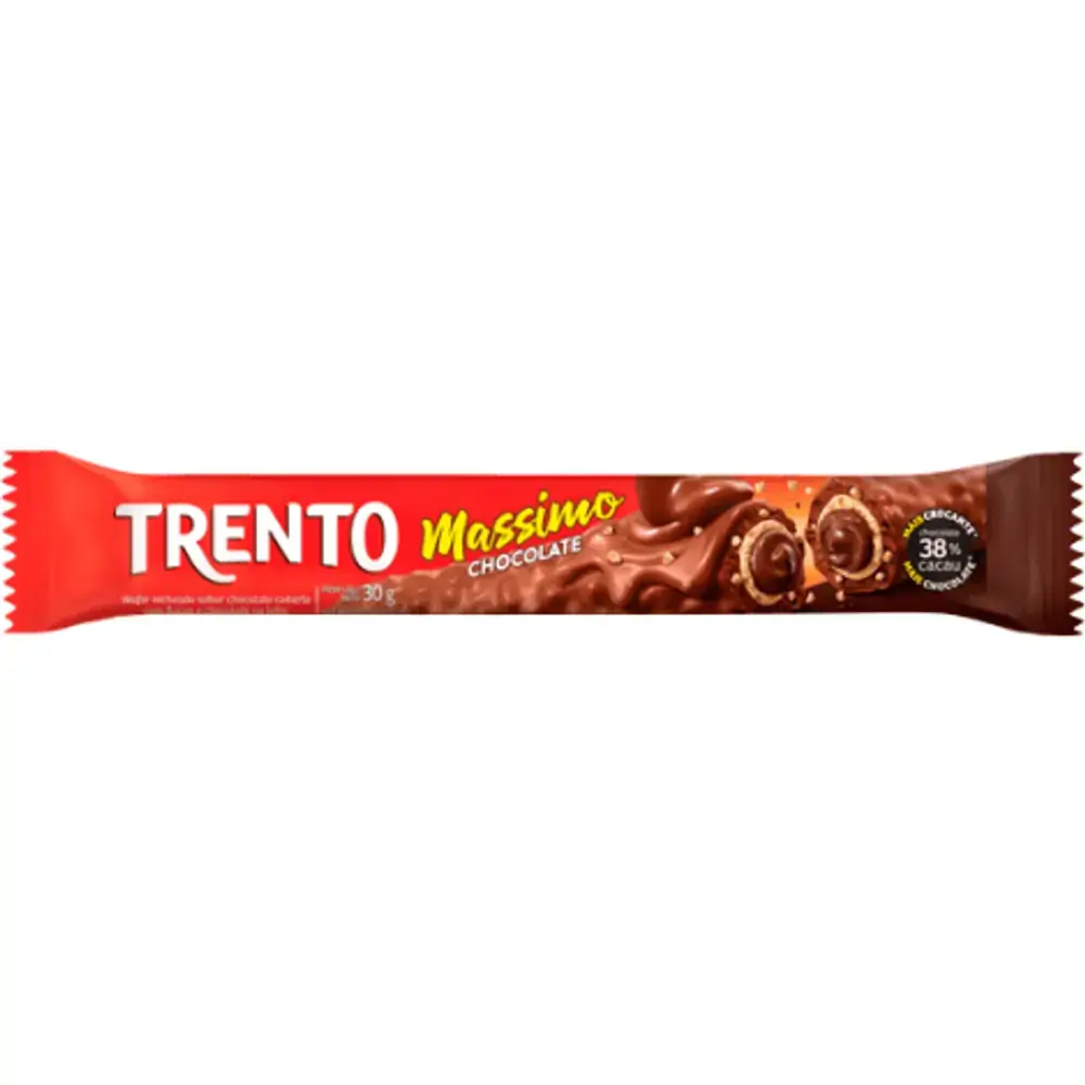 Chocolate ao leite com 30g - Trento Massimo