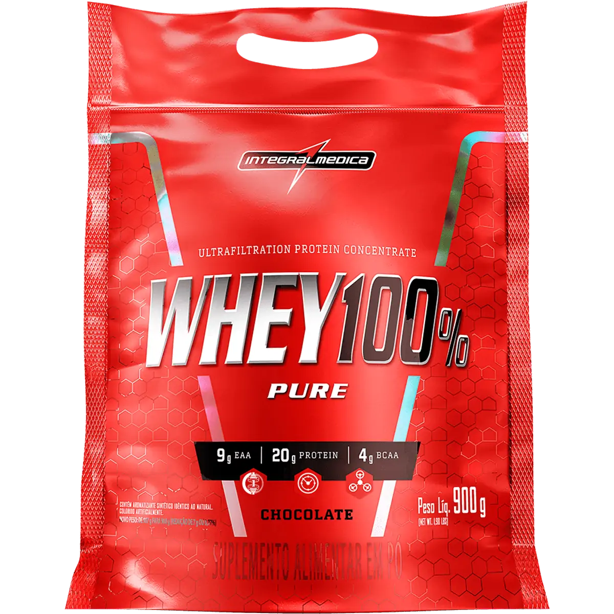 Im Whey 100% Pure Chocolate Integralmedica 900g