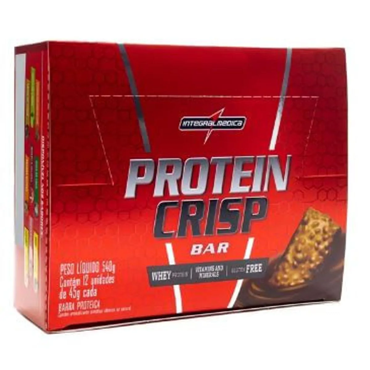 Protein Crisp Bar Churros com Doce de Leite 12 Un Integralmédica