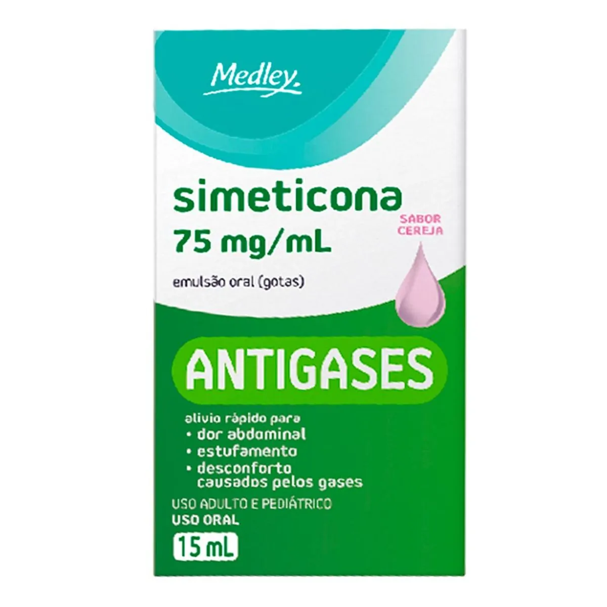 Antigases Simeticona 75mg/ml Genérico Medley 15ml Gotas