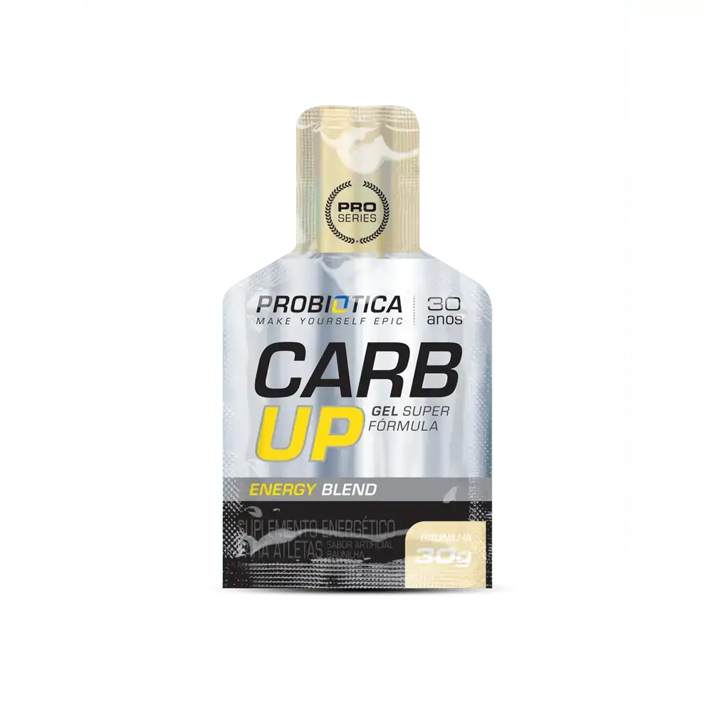 Carb Up Gel Super Fórmula Probiótica Baunilha 30g - Carb UP Gel Super Fórmula Probiótica BAUNILHA 30