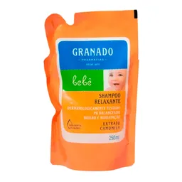 Shampoo Relaxante Granado Bebê Extrato de Camomila 250ml Refil
