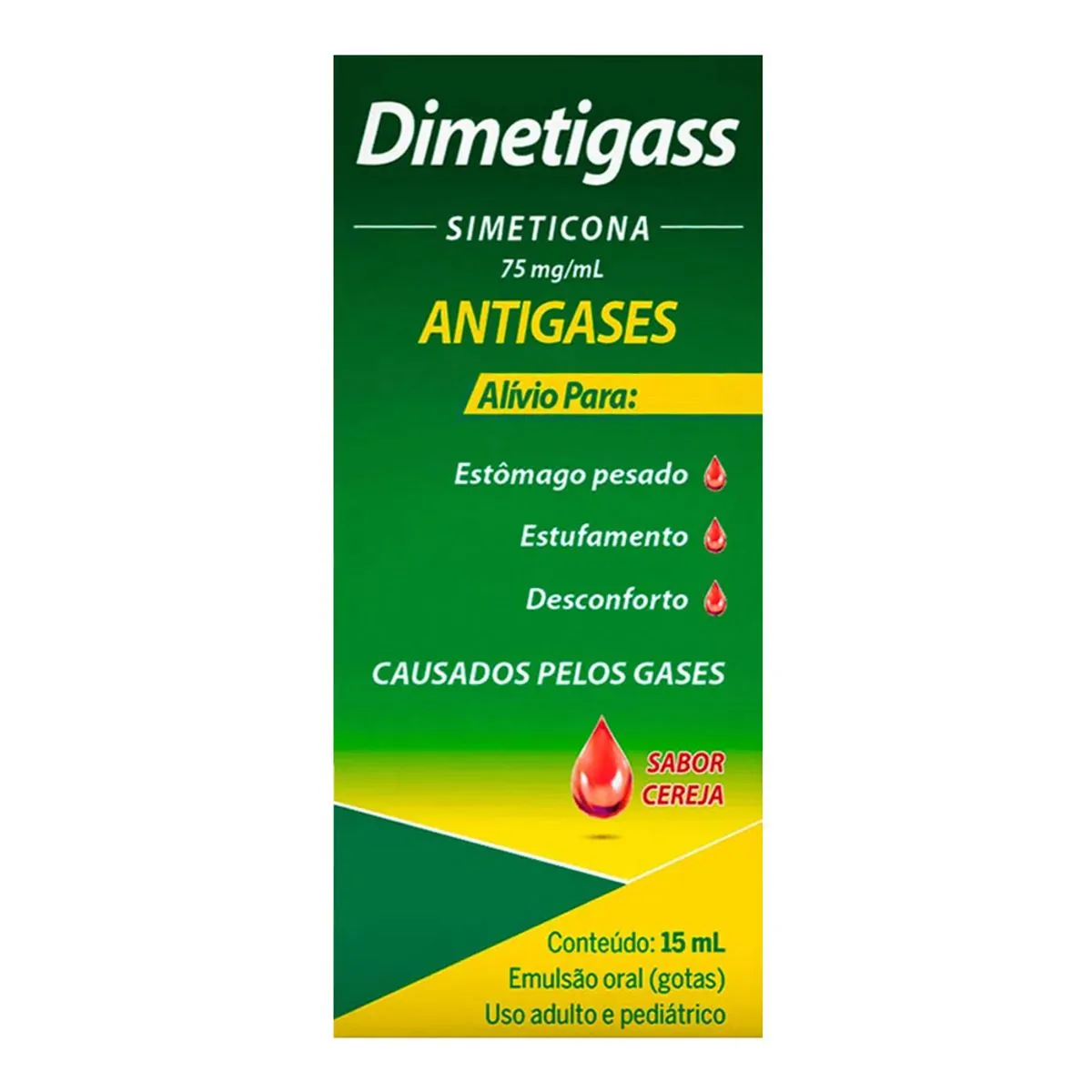 Antigases Dimetigass 75mg/ml 15ml