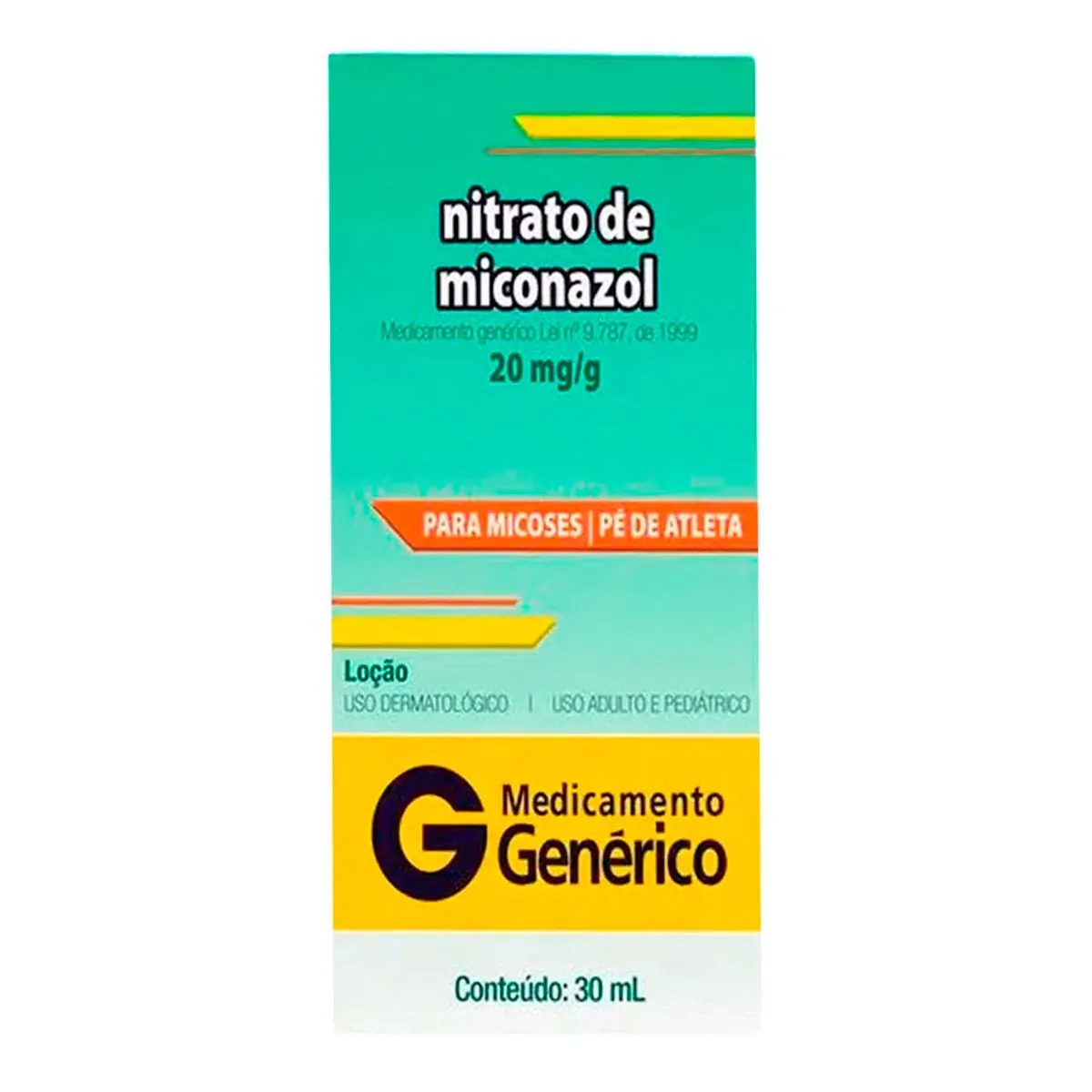Antifúngico e Antimicótico Nitrato de Miconazol 20mg/g Genérico Cimed 30ml