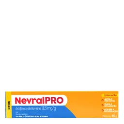 Analgésico e Anti-inflamatório Nevralpro 11,6mg/g 60g Gel