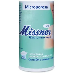 Fita Microporosa Hipoalérgica - Branca - 10cm x 4,5m - Fita Microporosa Hipoalérgica - 10cm x 4,5m