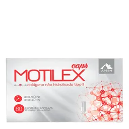 Colágeno Não Hidrolisado Para Articulação Motilex 60 Cápsulas