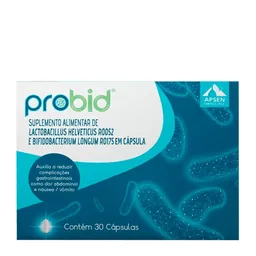 Suplemento Alimentar Probid Lactobacillus Helveticus 30 Cápsulas