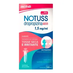Antitussígeno Notuss TSS 1,5mg/ml 120ml