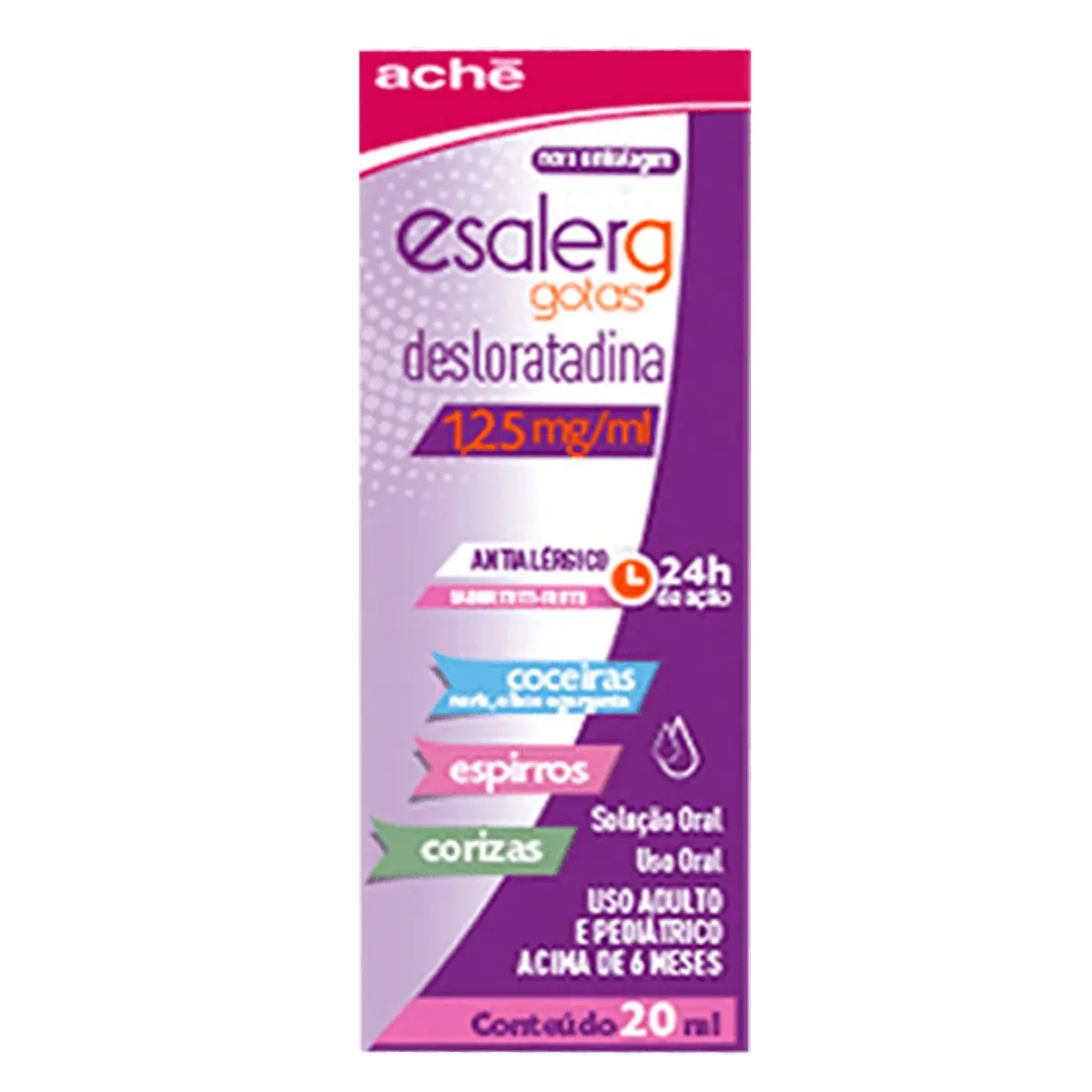 Antialérgico Esalerg 1,25mg/ml 20ml