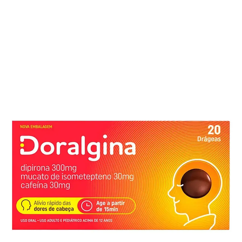 Doralgina 30mg+300mg+30mg Neo Química 20 Drágeas