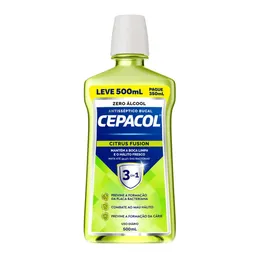 Enxaguante Bucal Cepacol Citrus Fusion Zero Álcool 500ml
