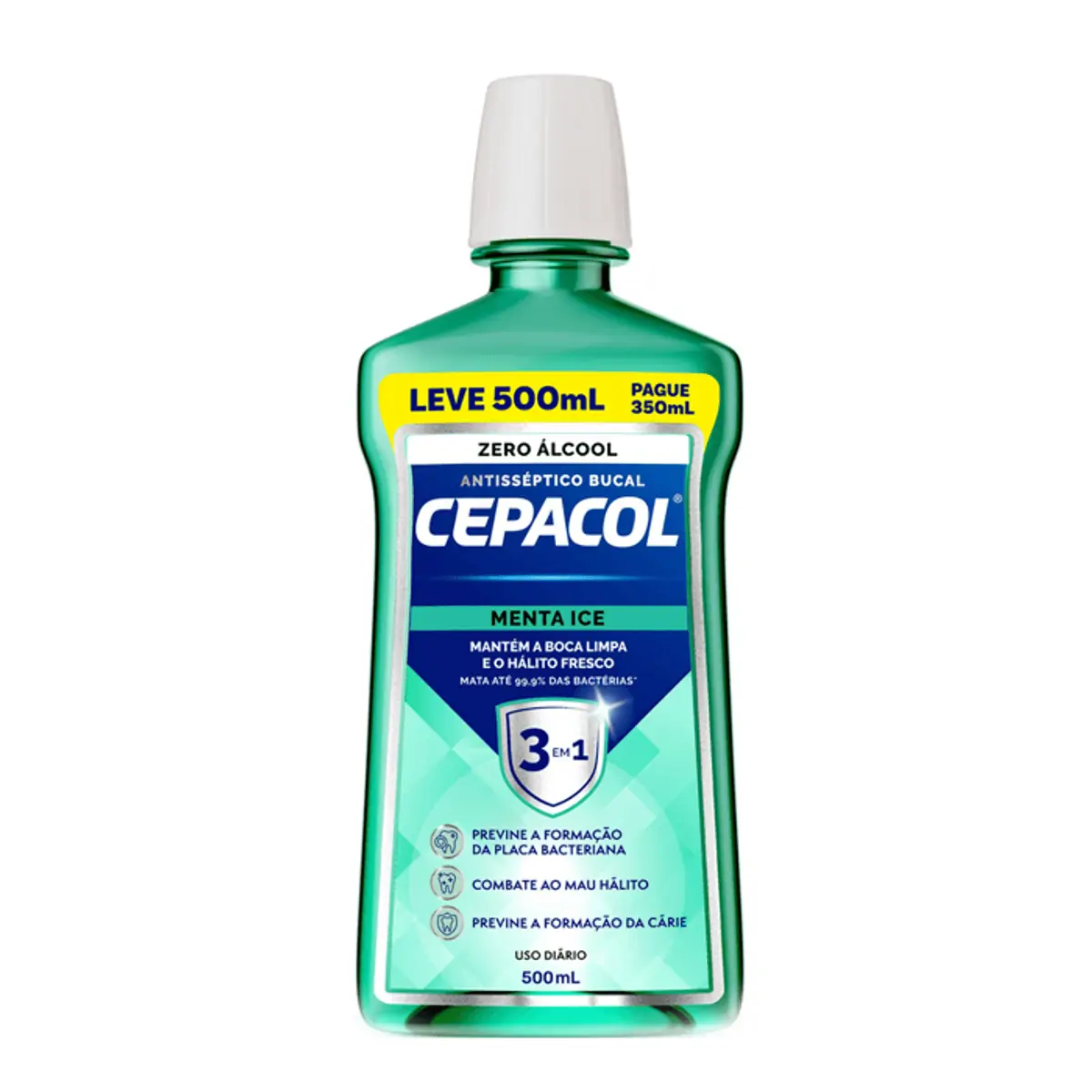 Enxaguante Bucal Cepacol Menta Ice Zero Álcool 500ml