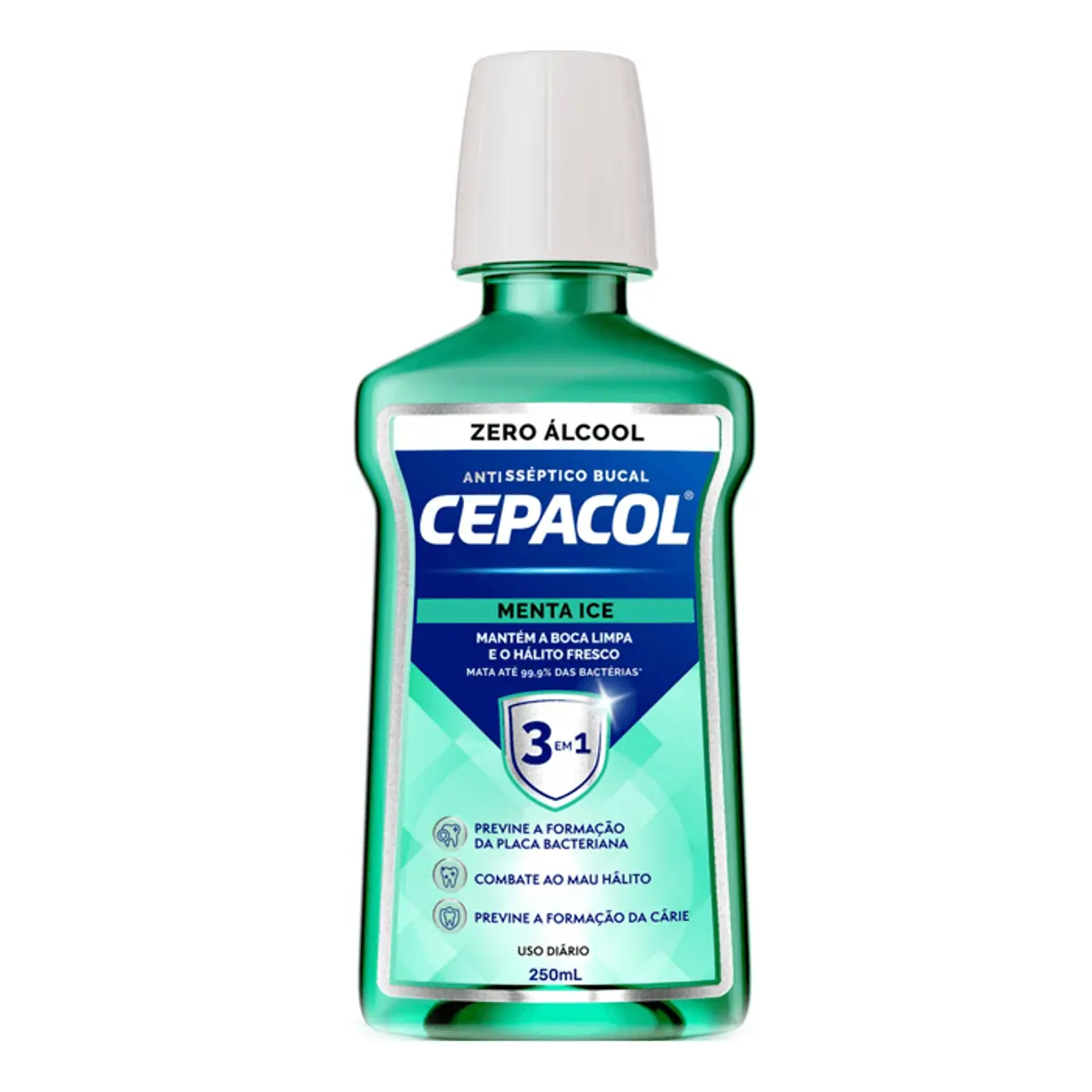 Enxaguante Bucal Cepacol Menta Ice Zero Álcool 250ml