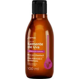 Óleo Corporal Hidratante Farmax Semente de Uva 100ml
