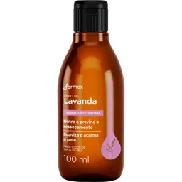 Óleo Corporal Hidratante Farmax Lavanda 100ml