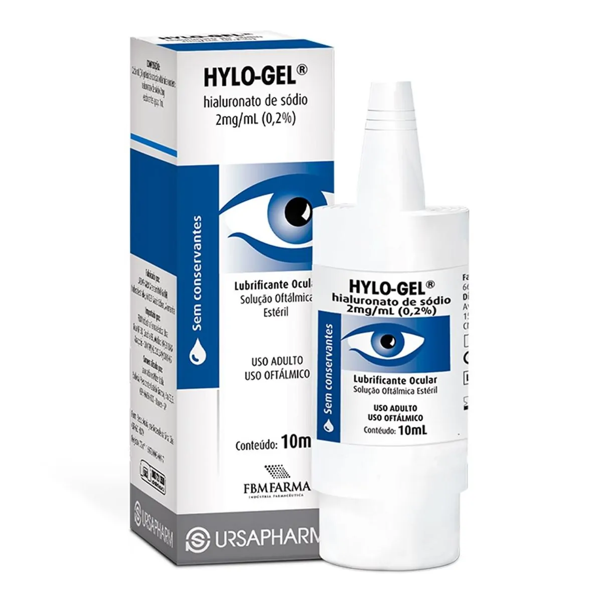 Colírio Lubrificante Hylo Gel 2mg/ml 10ml