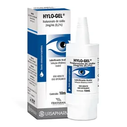 Colírio Lubrificante Hylo Gel 2mg/ml 10ml