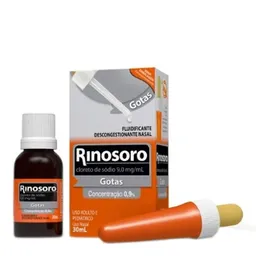 Descongestionante Rinosoro 9,0mg/ml + 0,1mg/ml 30ml