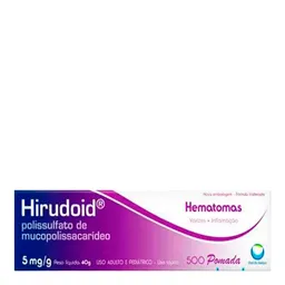 Analgésico e Anti-Inflamatório Hirudoid 5mg/g 40g Pomada
