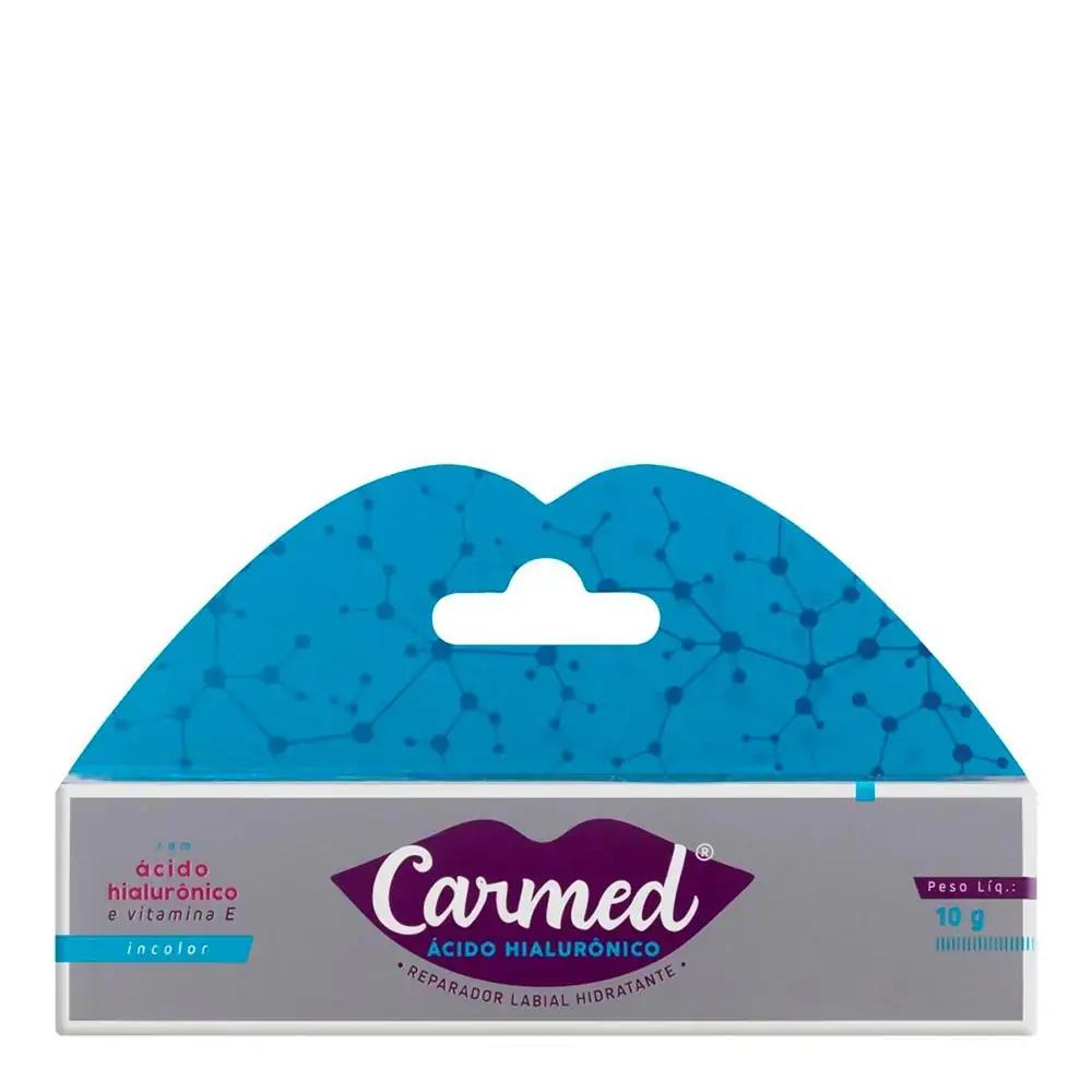Hidratante Labial Carmed Ácido Hialurônico Hidratante 10g