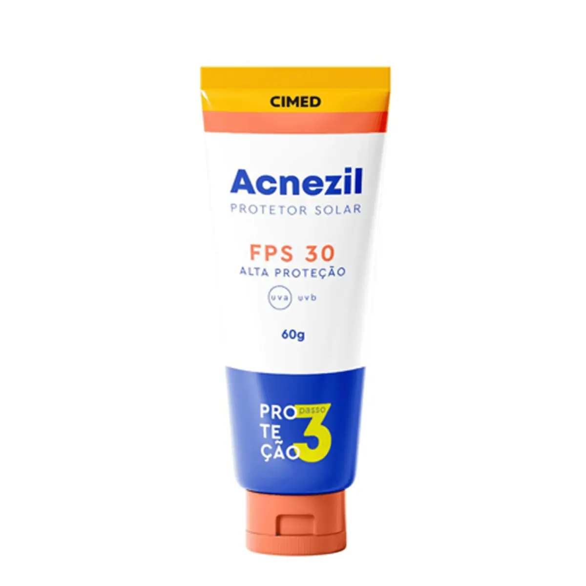 Protetor Solar Facial Acnezil FPS 30 Alta Proteção 60g