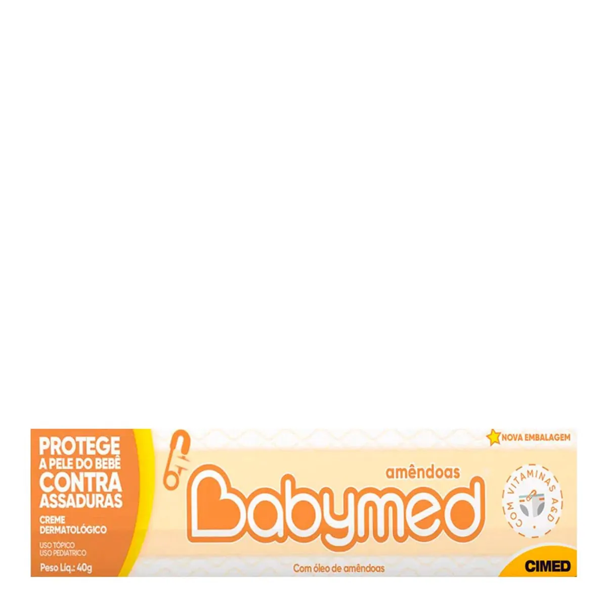 Pomada Para Asssaduras Babymed Amêndoas 40g