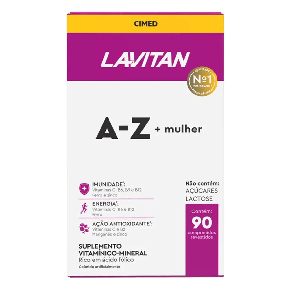 Az + Mulher Lavitan 90 Comprimidos Revestidos