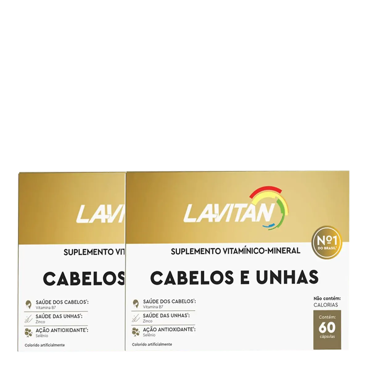 Lavitan Mais Hair Cabelos e Unhas 60 Cápsulas