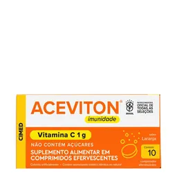 Vitamina C ACEVITON Imunidade 10 Comprimidos Efervescentes