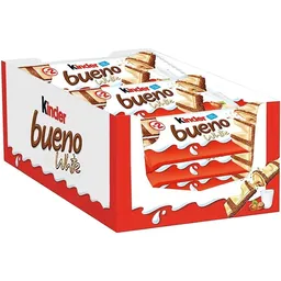 Chocolate Kinder Bueno White caixa com 15 unidades de 39g - Kinder