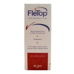 Loção para Pernas e Pés FleTop 200ml