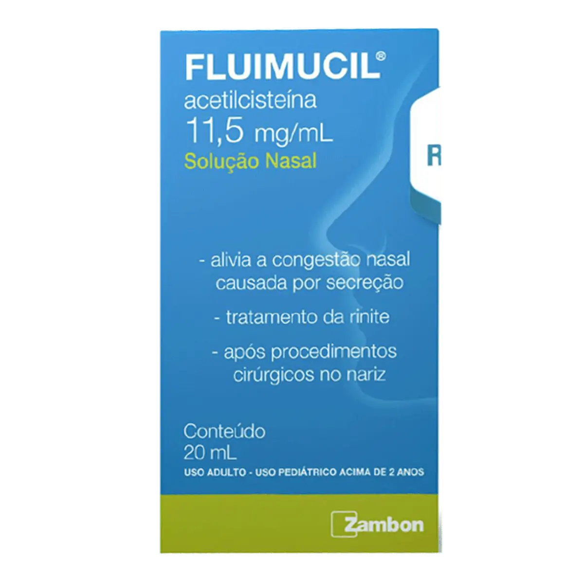 Descongestionante Fluimucil 11,5mg/ml 20ml
