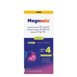 Antiácido Magnazia 37mg/ml + 40mg/ml + 5mg/ml 240ml