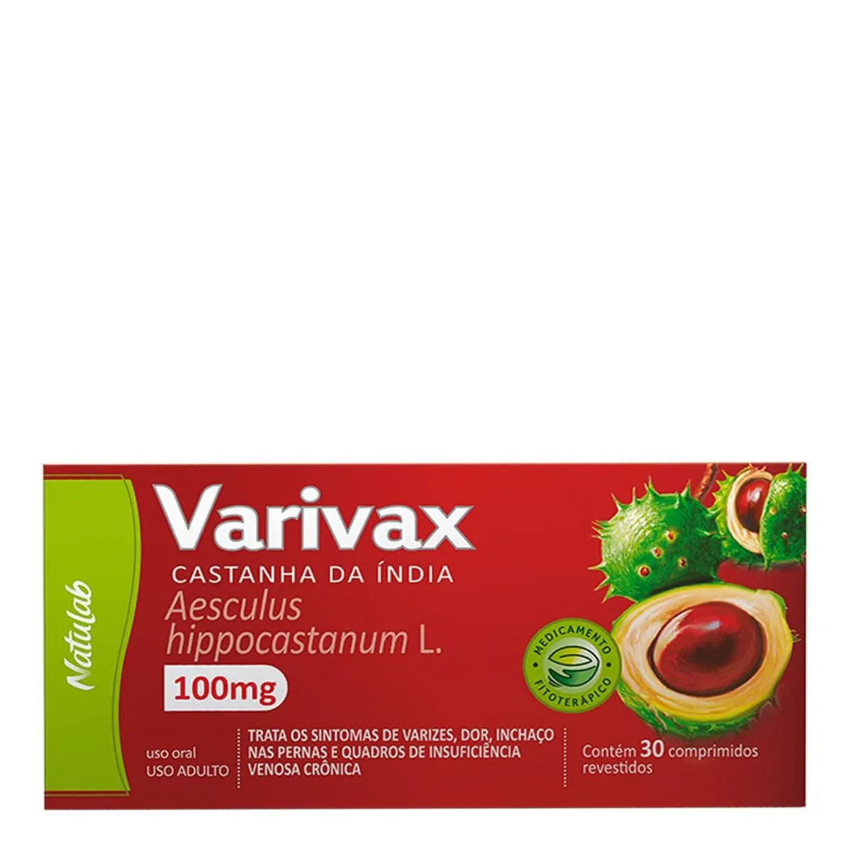 Fitoterápico Varivax 100mg 30 Comprimidos