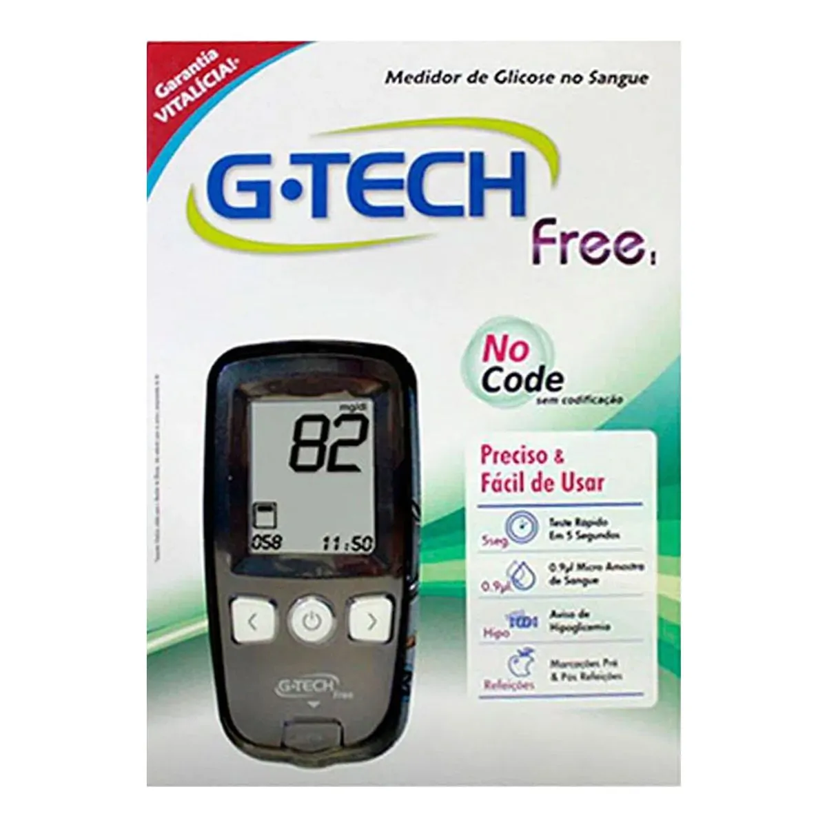Medidor De Glicose G-Tech Free Medidor De Glicose G-Tech Free