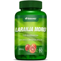 Laranja Moro 500mg C/60 Cápsulas - Herbamed