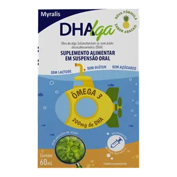DHAlga Myralis Sabor Abacaxi 60ml Suspensão Oral