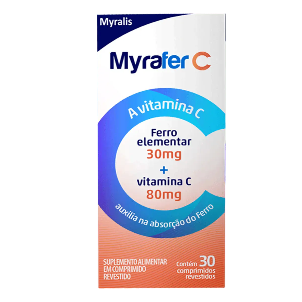 Complemento Alimentar Myrafer C 30 Comprimidos Revestidos