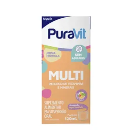 Suplemento Alimentar Puravit Multi Myralis 120ml Solução Oral
