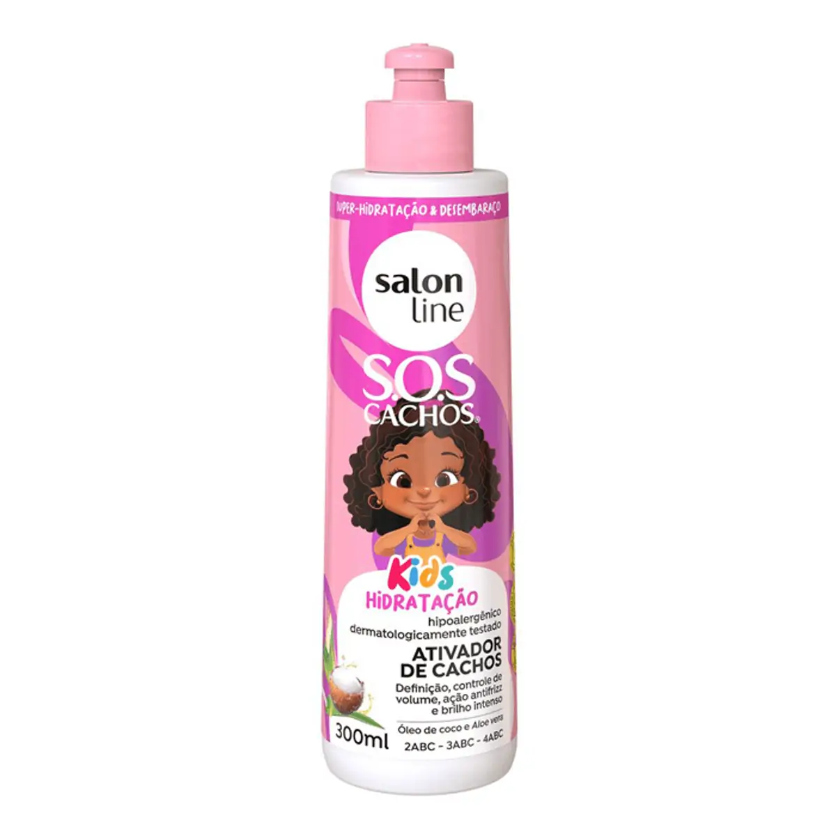 Ativador De Cachos Salon Line SOS Cachos Kids 300ml
