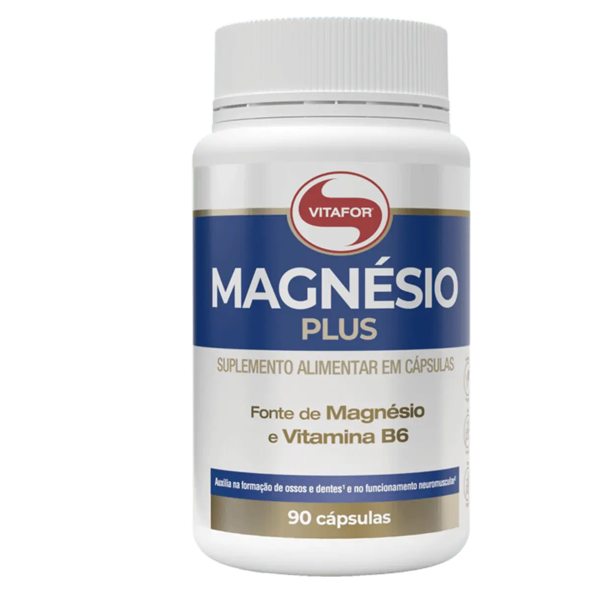 Magnésio + Vitamina B6 Plus Vitafor Plus 90 Cápsulas