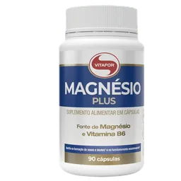 Magnésio + Vitamina B6 Plus Vitafor Plus 90 Cápsulas