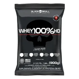 Whey 100% Hd Refil Black Skull - 900g (Wpc, Wpi E Wph) - Refil Whey 100% Hd Chocolate 900g