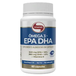 Ômega 3 + Vitamina E Vitafor 60 Cápsulas