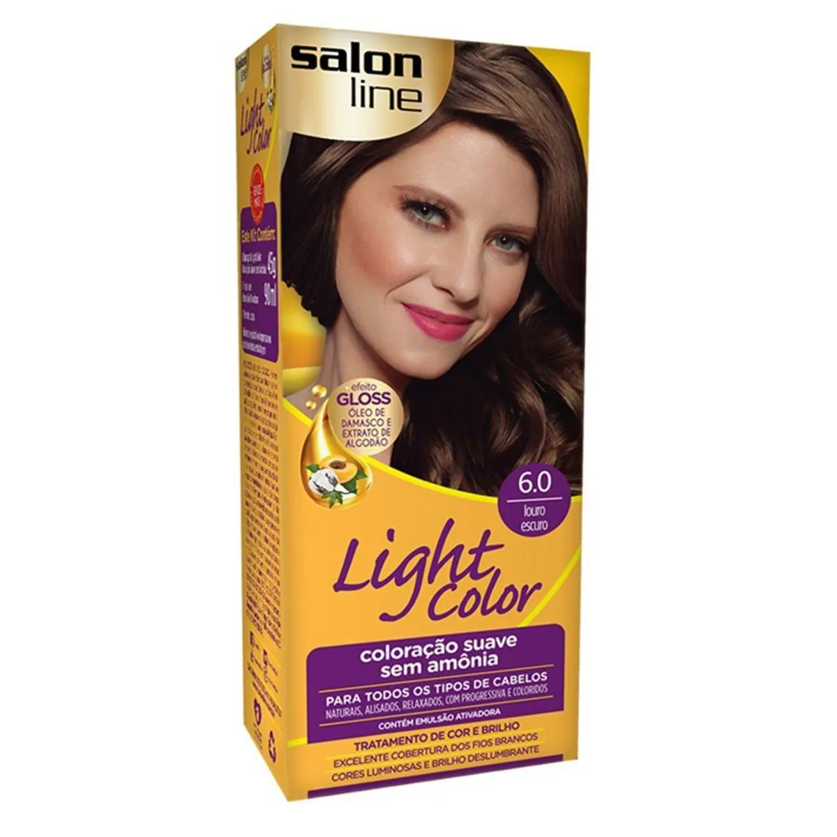 Coloração Light Color Salon Line Louro Escuro 6.0