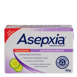 Asepxia  Sabonete Barra Suavizante Ação Reequilibrante 80g