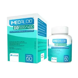 Imecálcio D3 500/400MG C/60 Comprimidos