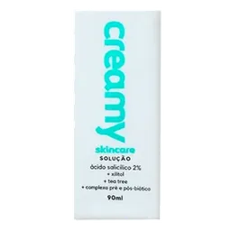 Solução Facial Ácido Salicílico 2% Creamy Skincare 90ml