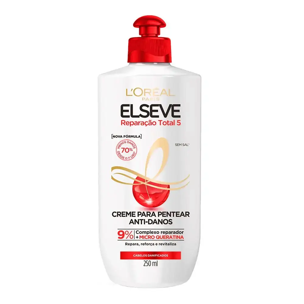 Creme para Pentear Elseve LOréal Paris Reparação Total 5 250ml